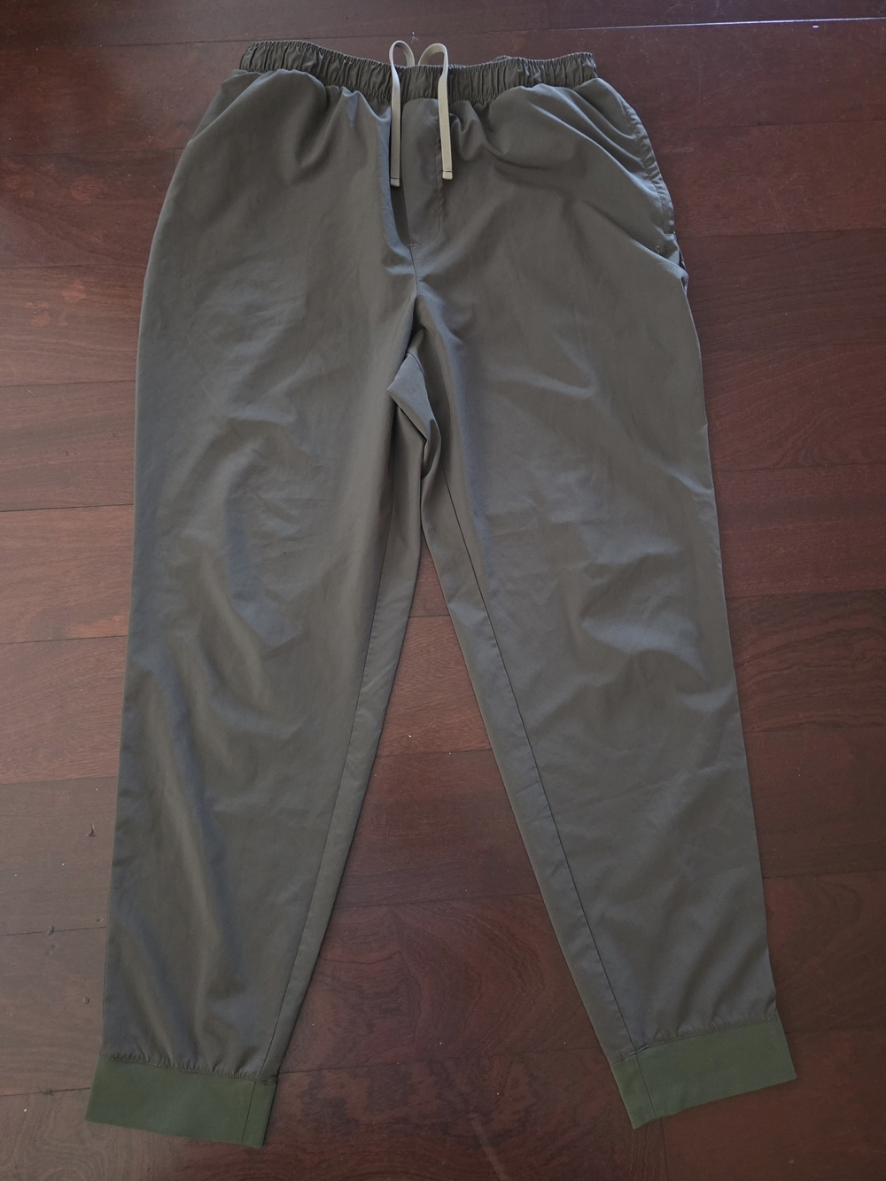 DSG Men's Olive Green Drawstring Jogger Pants
